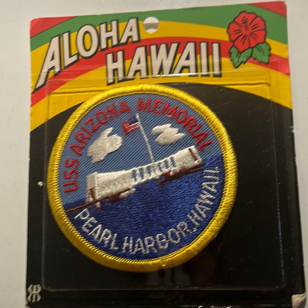 🌴🇺🇸 USS Arizona Memorial Pearl Harbor, Hawaii patch